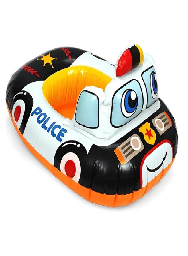 NELSTRAB:- Baby School Bus Swimming Ring Inflatable Summer Beach Floatie Boat Swim Tube Ring for Kids(1-3 Years)(Multi Colar)(1 PIS) - Image 1